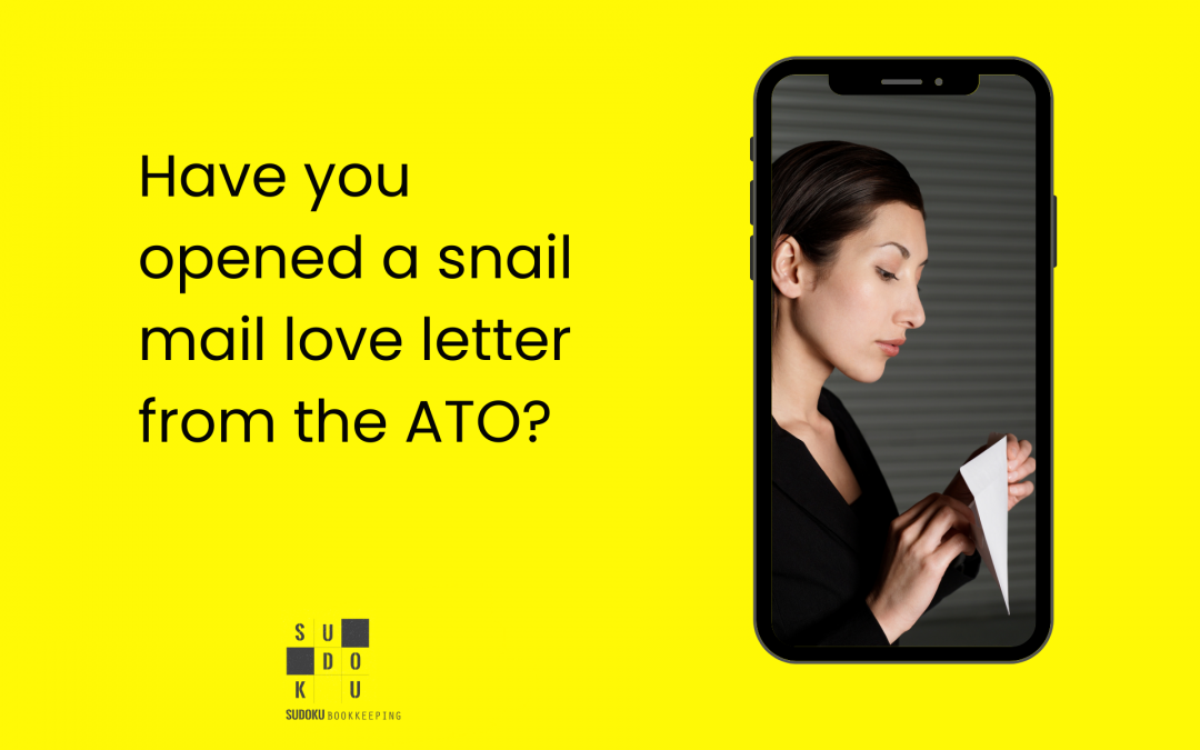 Have you opened a snail mail love letter from the ATO? 💜